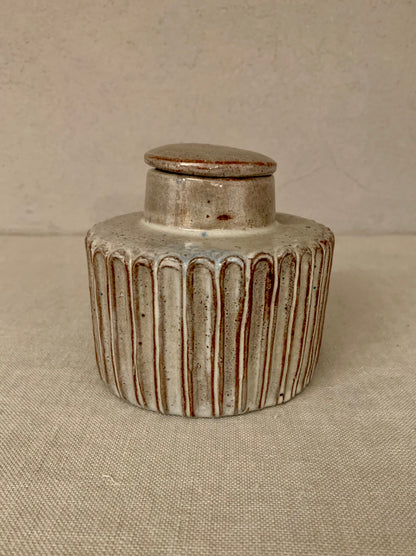 Ceramic Lidded Jar, by Gertrud Vasegaard