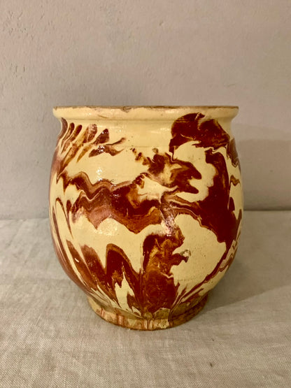 Clay Preservation Jar - with Dripping Glaze