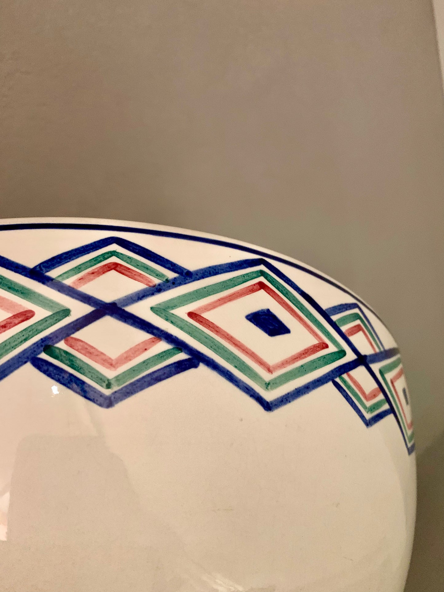 Large Swedish Earthenware Bowl - Gustavsberg