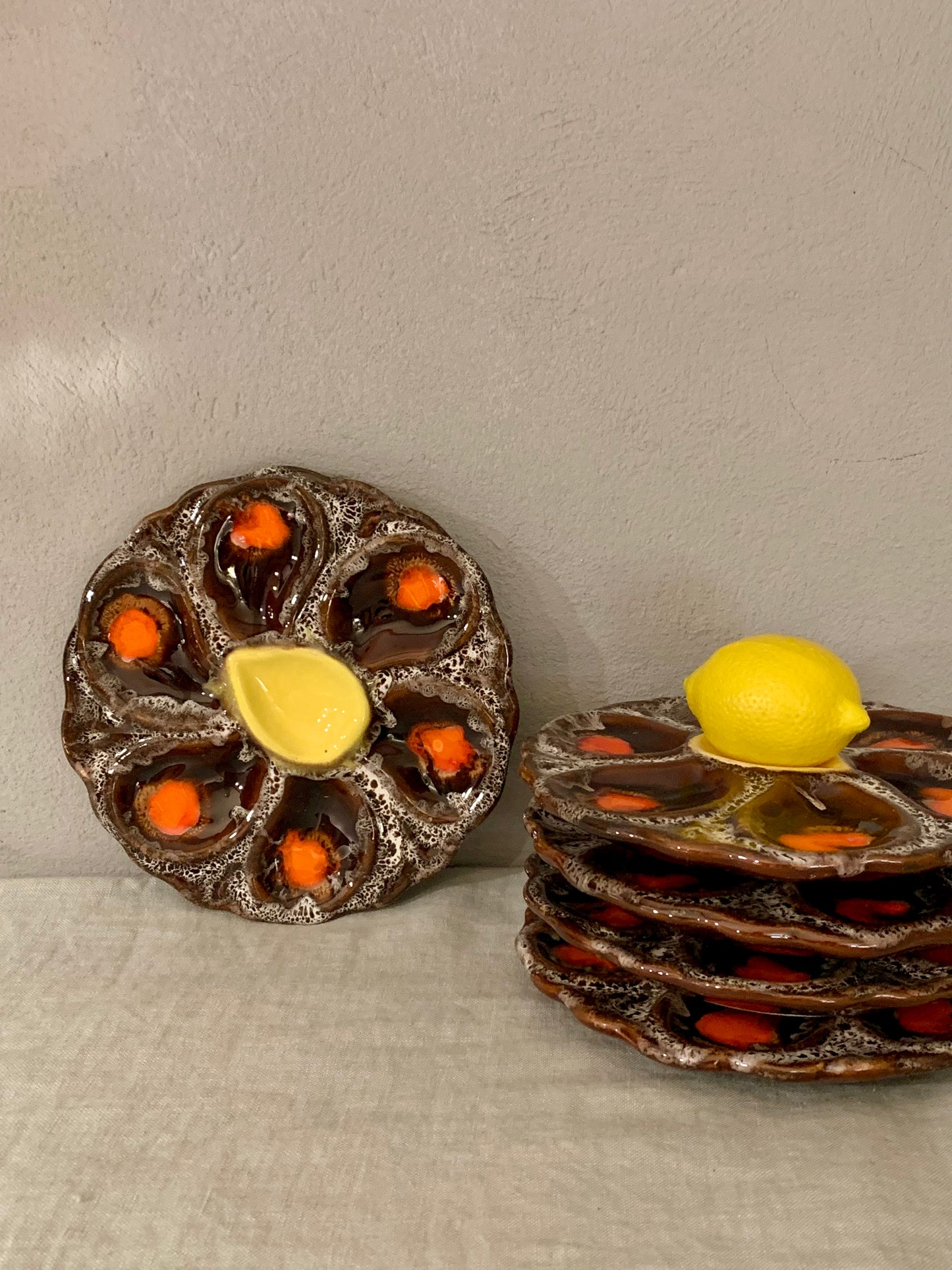 1960s Oyster Plate