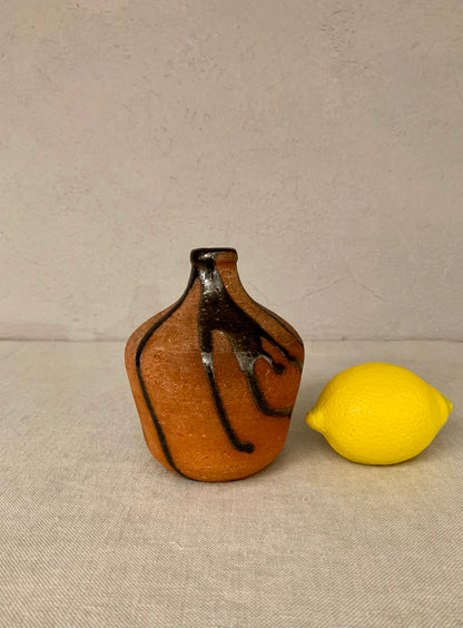 Ceramic Vase with Running Glaze, by Gertrud Vasegaard