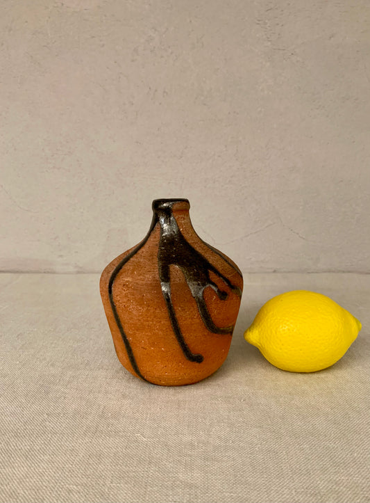 Ceramic Vase with Running Glaze, by Gertrud Vasegaard