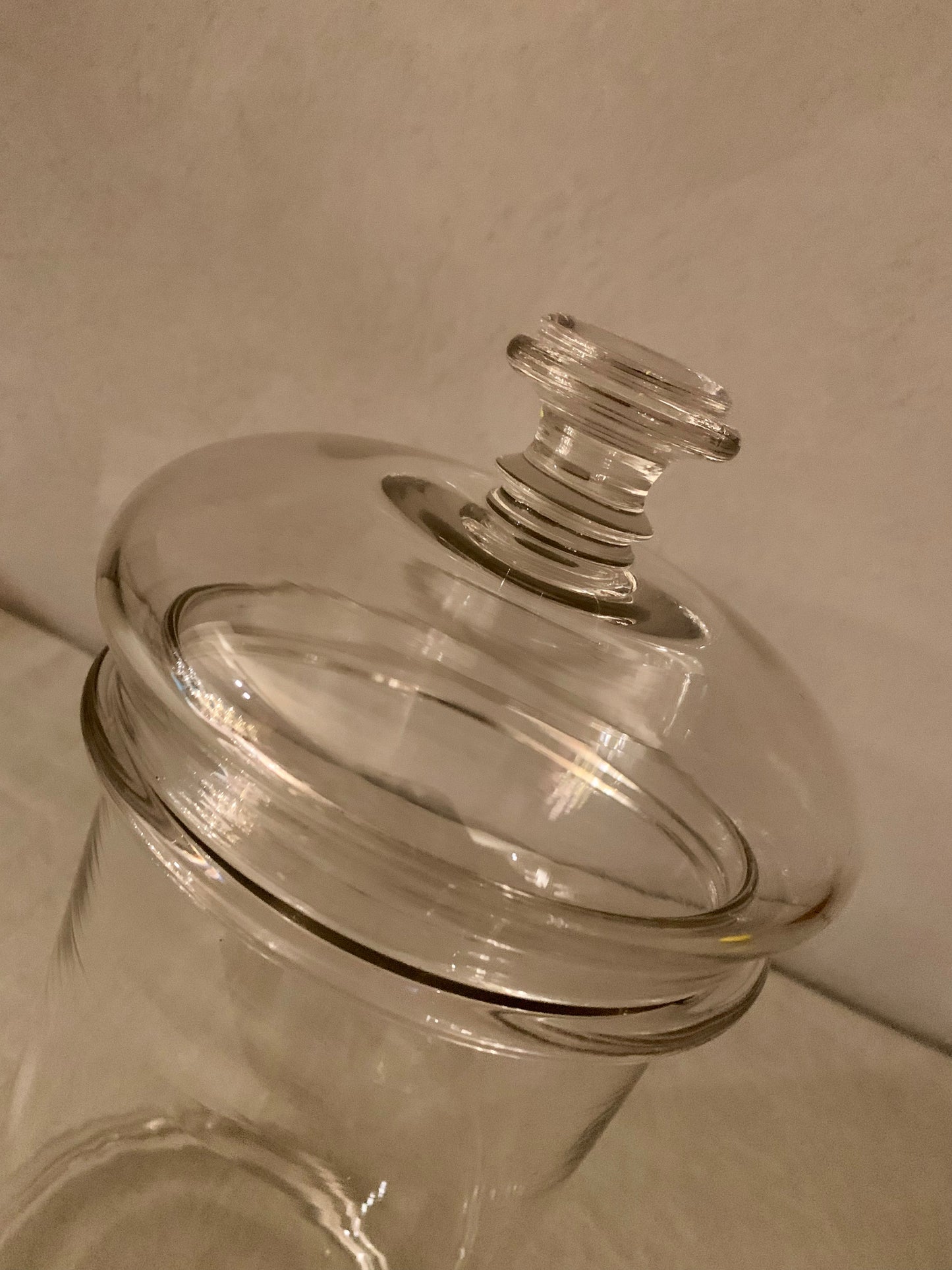 French Apothecary Glass Jar