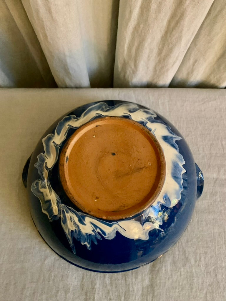 Vintage Glazed Ceramic Bowl