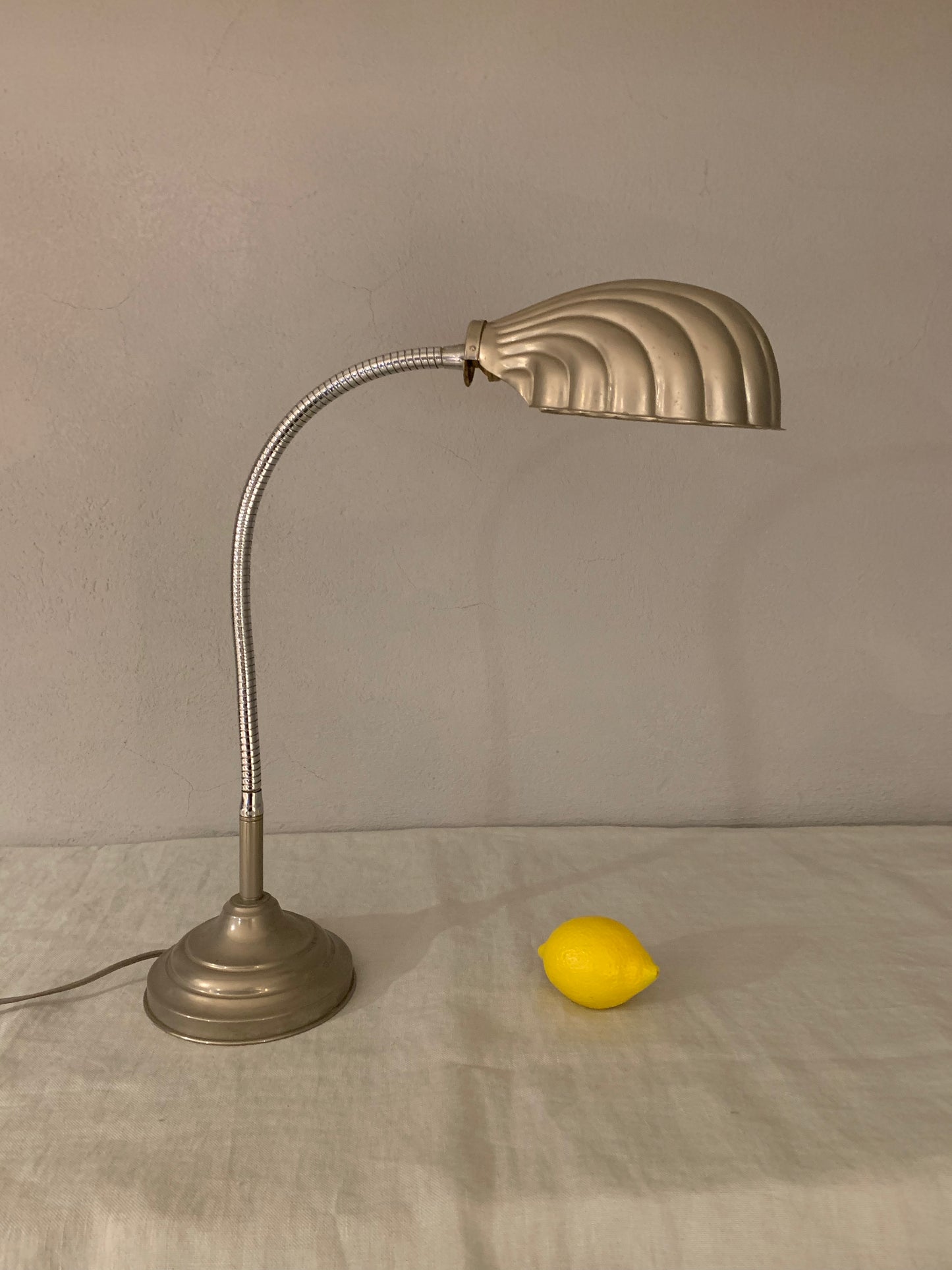 1930's French Chrome Desk Lamp