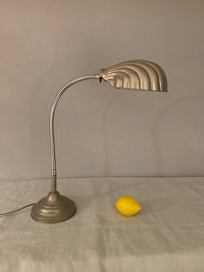 1930's French Chrome Desk Lamp