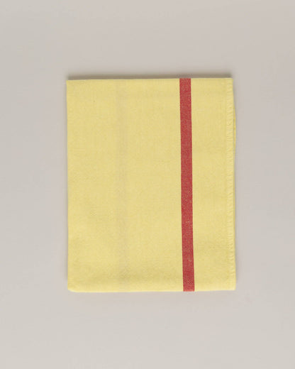 Tea Towel: Limoncello / Red stripe