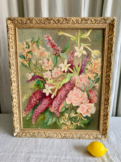 Vintage Flower Painting