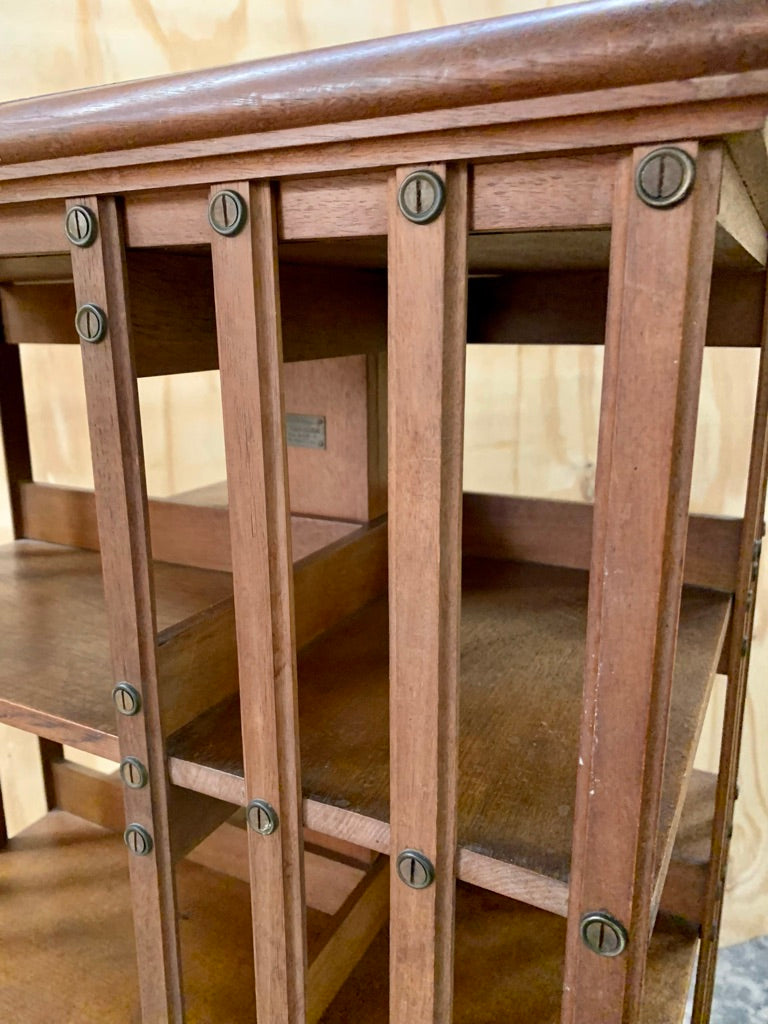 Revolving Library Rack Vintage French Revolving Library Shelf – Monsieur Lars