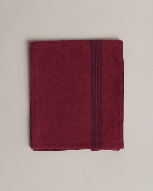 Tea Towel: Grenade / Blue stripes