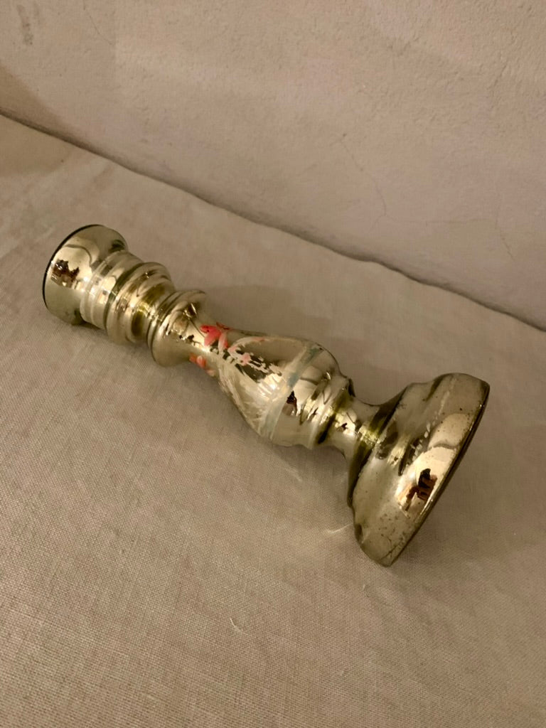 Poor Man's Silver Glass Candle Stick