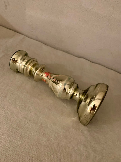 Poor Man's Silver Glass Candle Stick