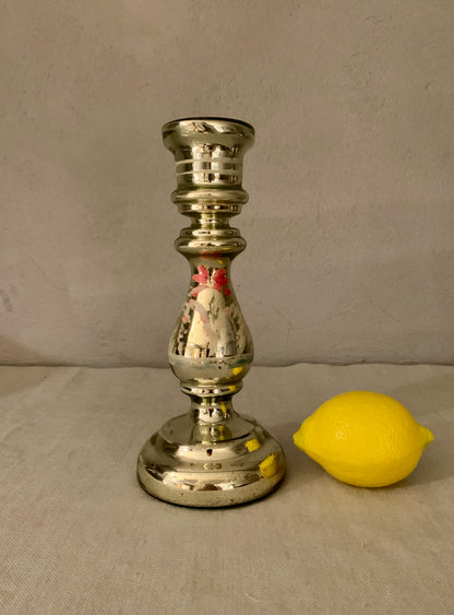 Poor Man's Silver Glass Candle Stick