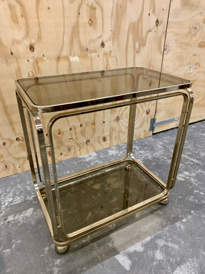 1970s Golden Drinks Trolley