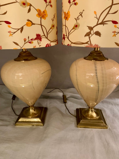 Pair of French Le Dauphin Hollywood Regency Table Lamps