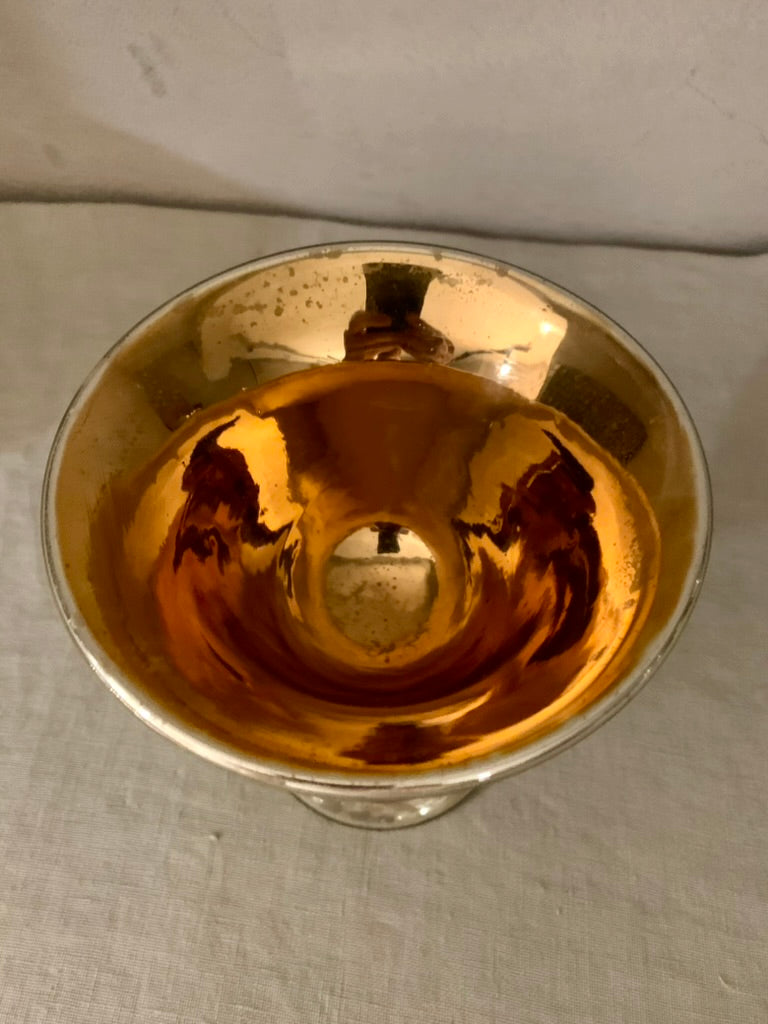 Poor man's silver footed bowl