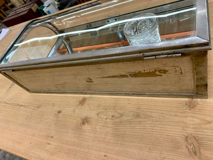 Vintage French Chrome Table Vitrine / Showcase