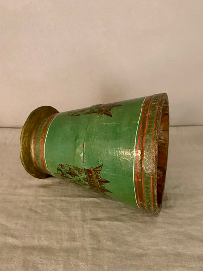 Hand Painted Antique Nobility Wooden Wessel