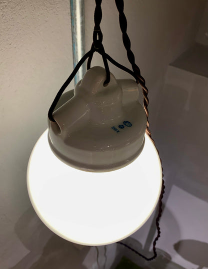 Porcelain and Opalglass Pendant