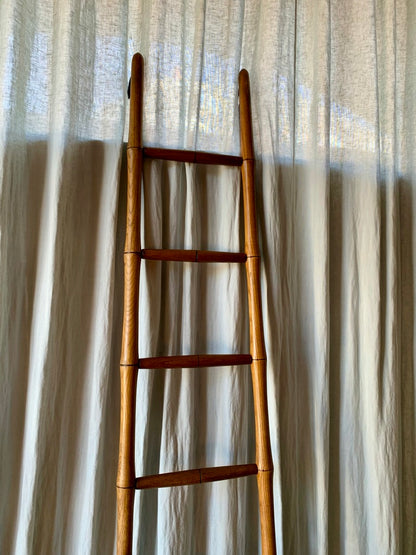 French Library Ladder - Faux Bambou