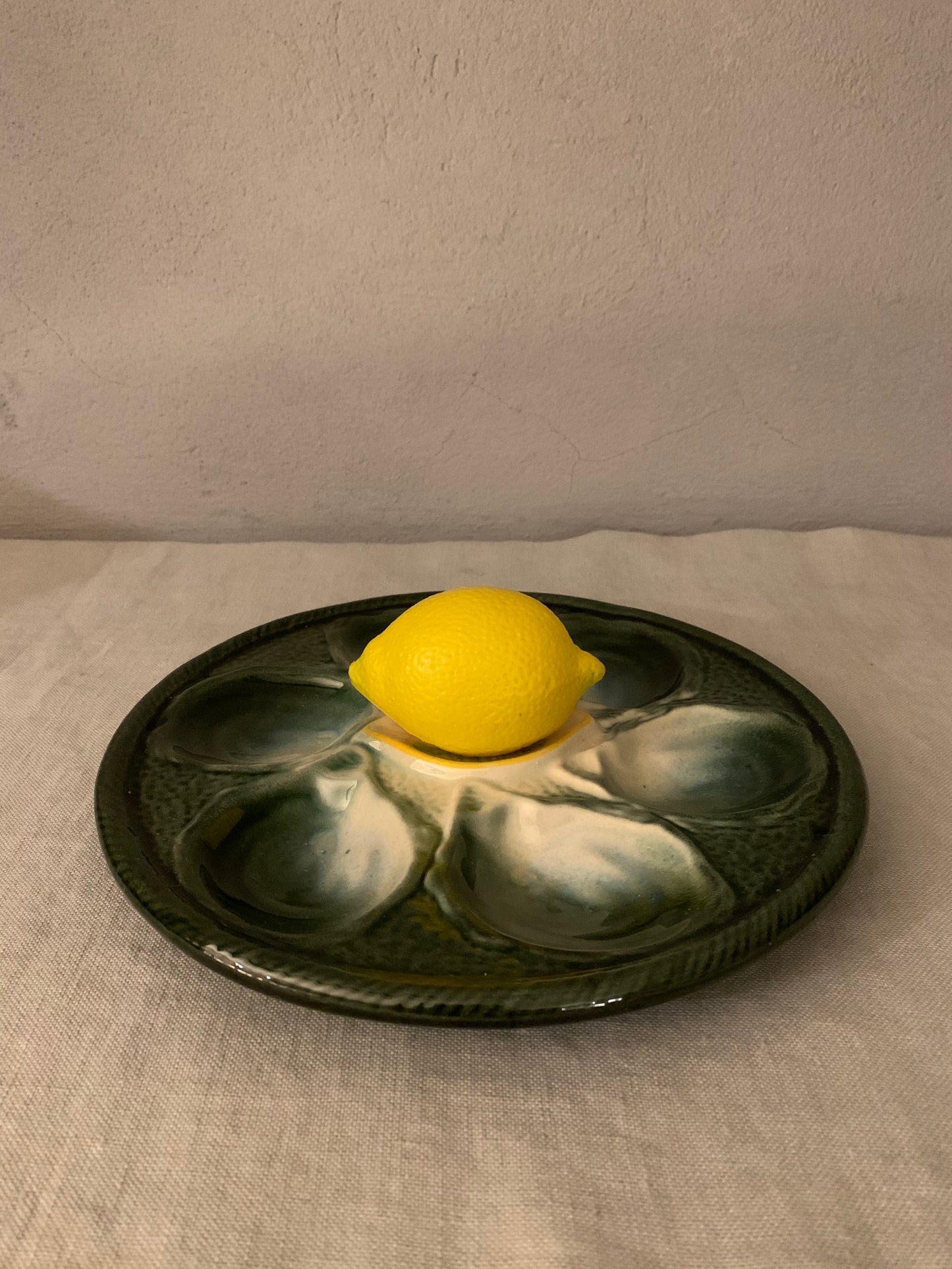 Vintage French Oyster Plate