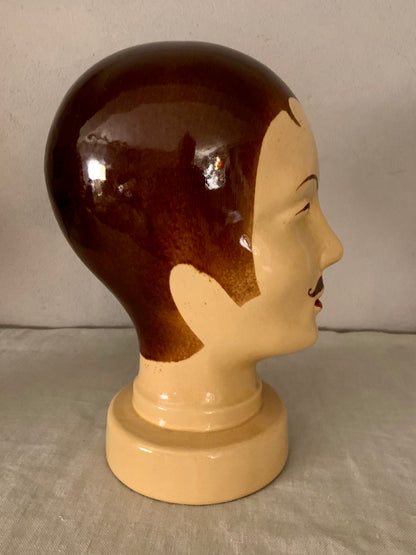 Mannequin Head for Hats - Art Deco Style