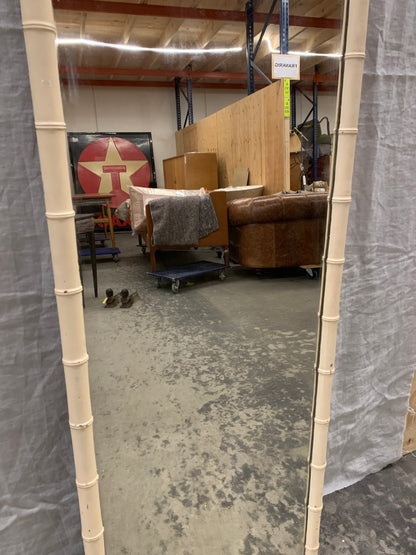 Tall Full Size Mirror - Faux Bambou