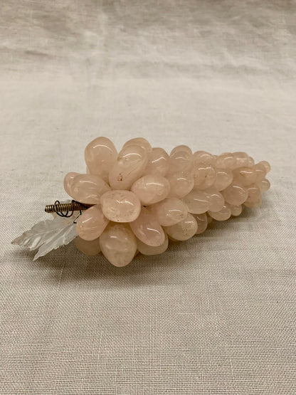 Vintage Pink Onyx Bunch of Grapes