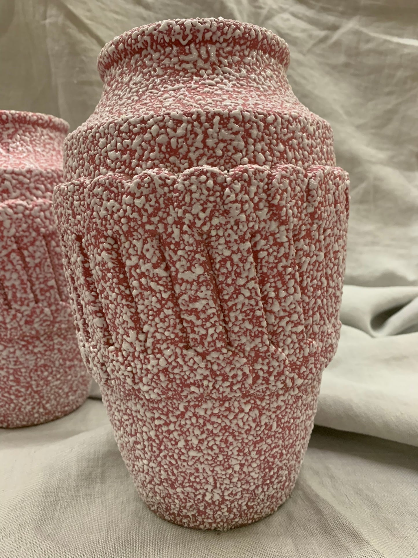 1950s Pale Rose Vases