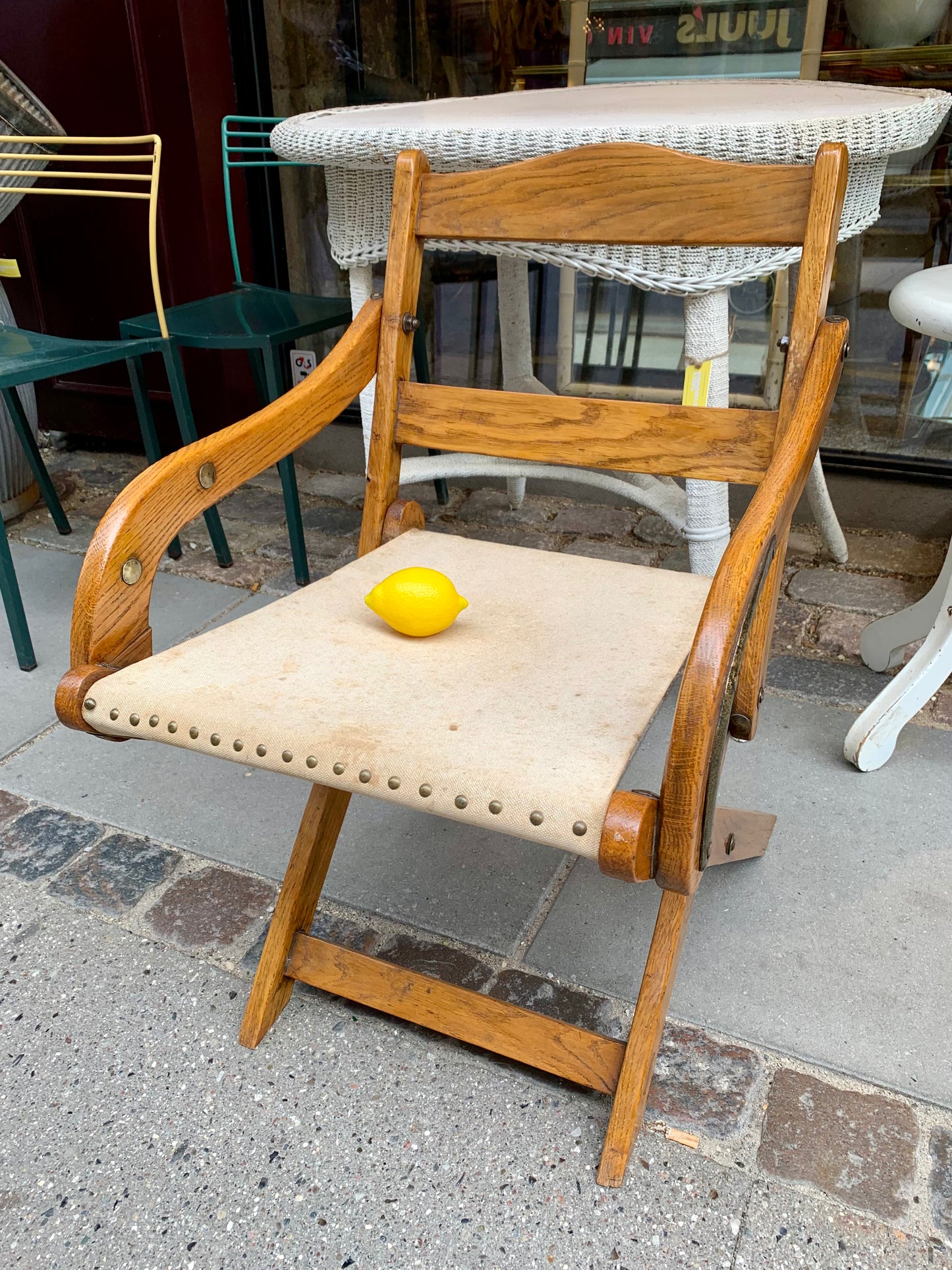 Oak Wood Folding Chair