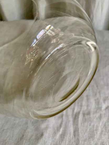 Vintage Mouth-blown Glass Vase