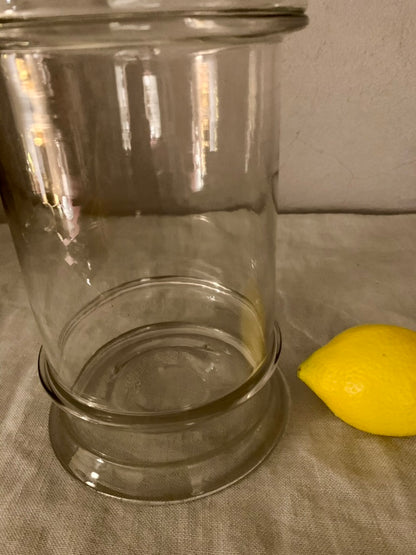 French Apothecary Glass Jar