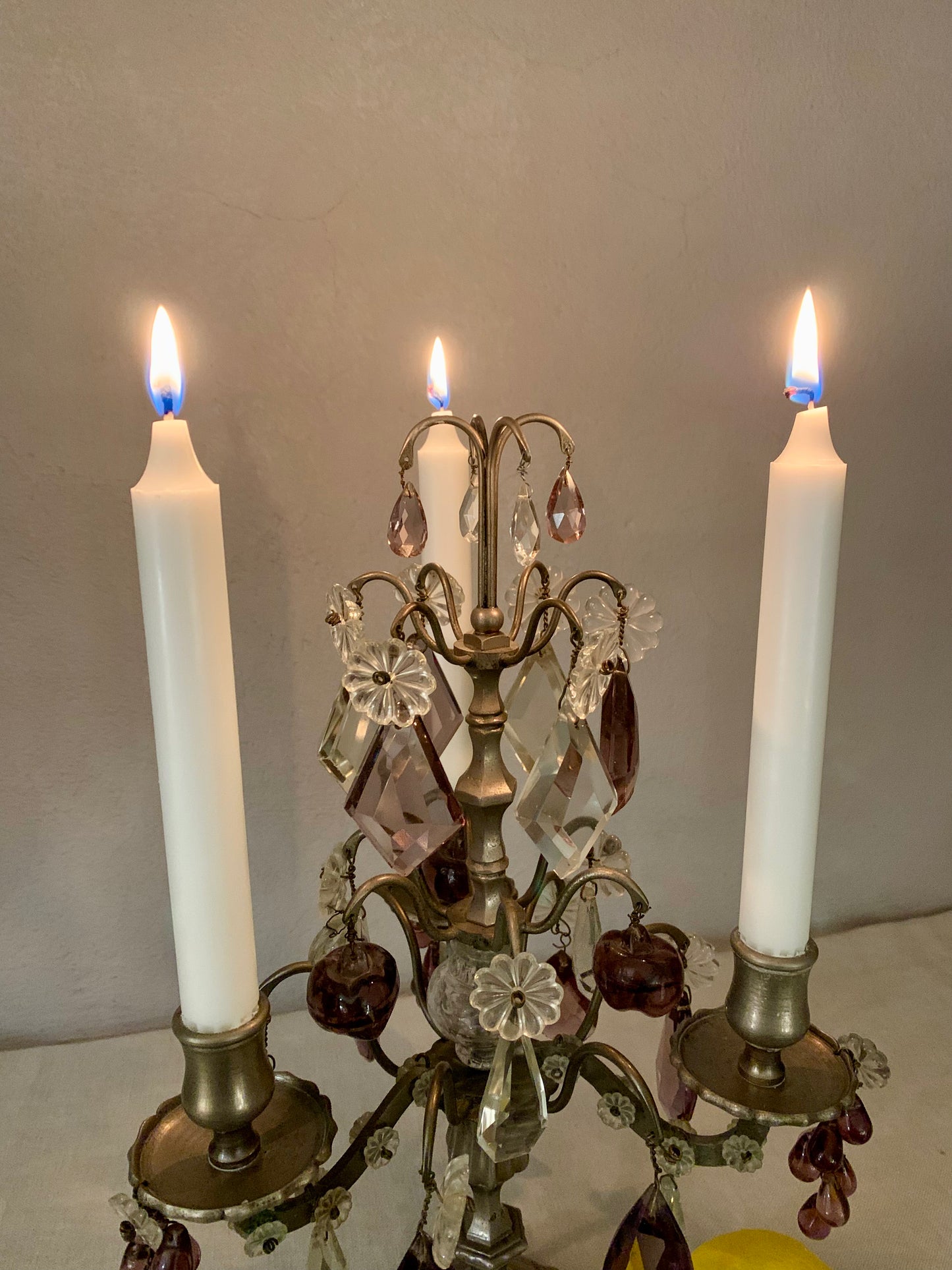 French Antique Branched Candlestick - Girandole