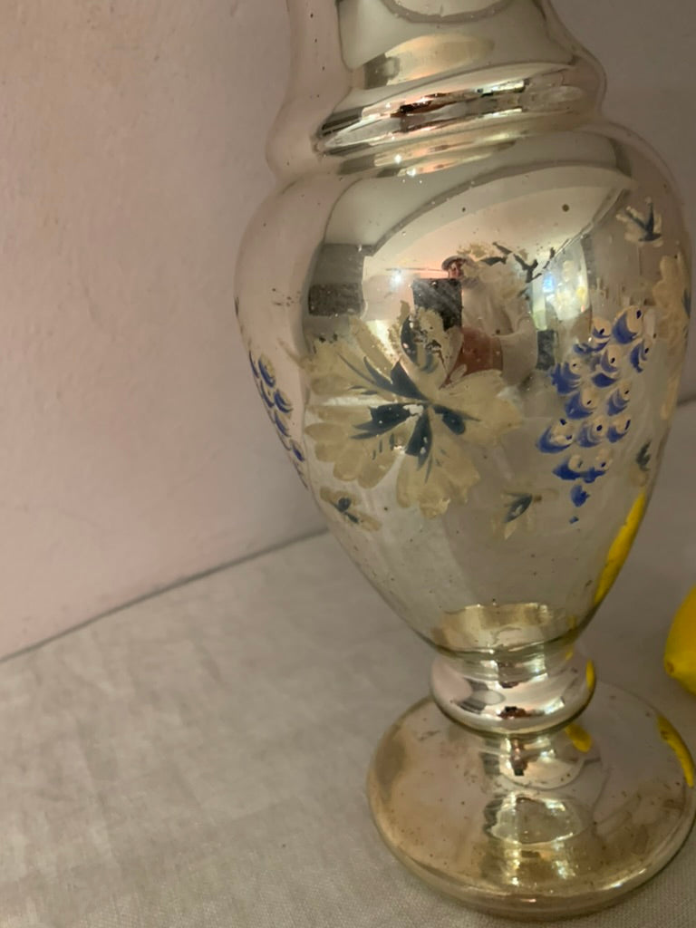 Large Poor Man's Silver Vase