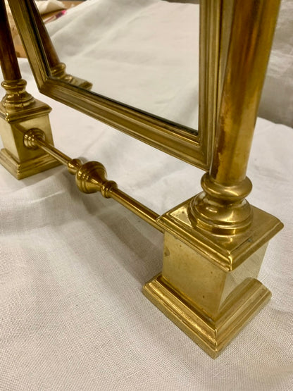 Brass Table Mirror