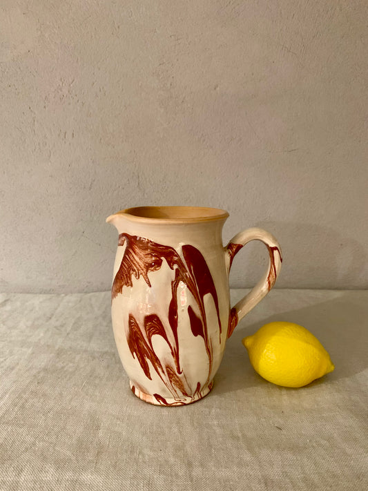 Glazed Clay Pitcher