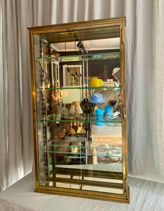 Brass Display Cabinet