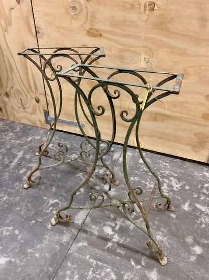 Pair of Arras Table Bases - Wrought Iron