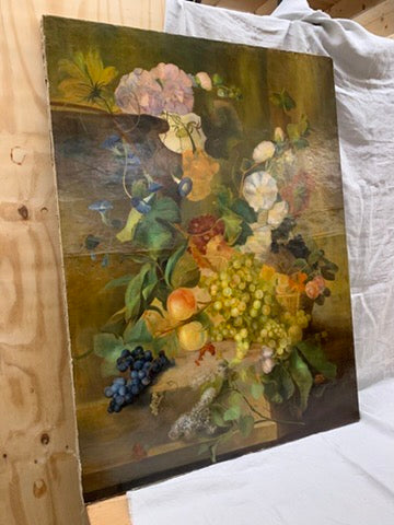 Flower and fruit nature morte