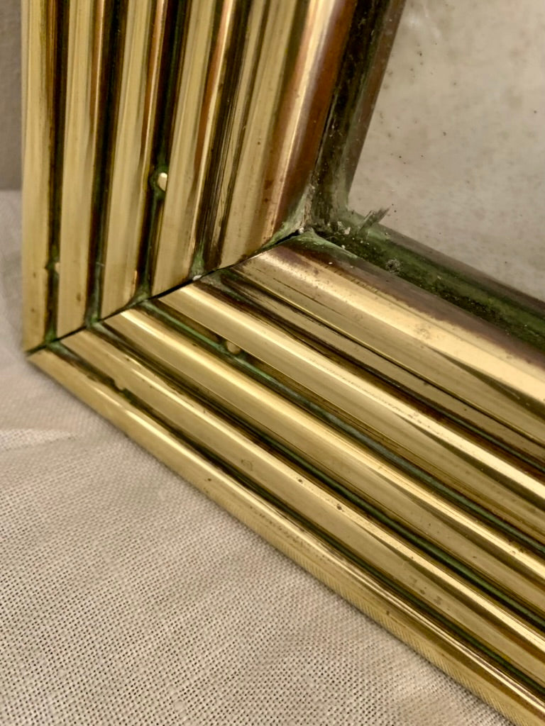 French Brass Bistro Mirror