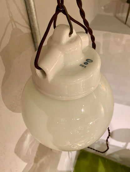 Porcelain and Opalglass Pendant