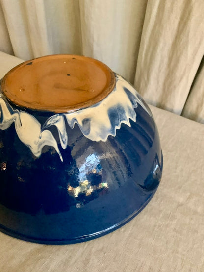 Vintage Glazed Ceramic Bowl