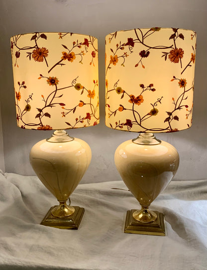 Pair of French Le Dauphin Hollywood Regency Table Lamps