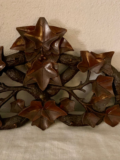 Black Forest Handcarved Wall Plaque