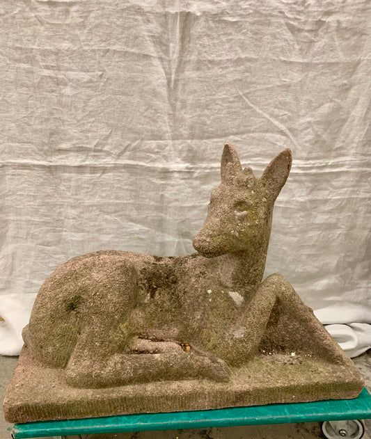 Vintage Deer Garden Statue