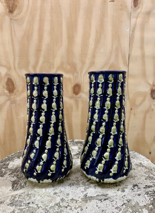A Pair of Earthenware Vases
