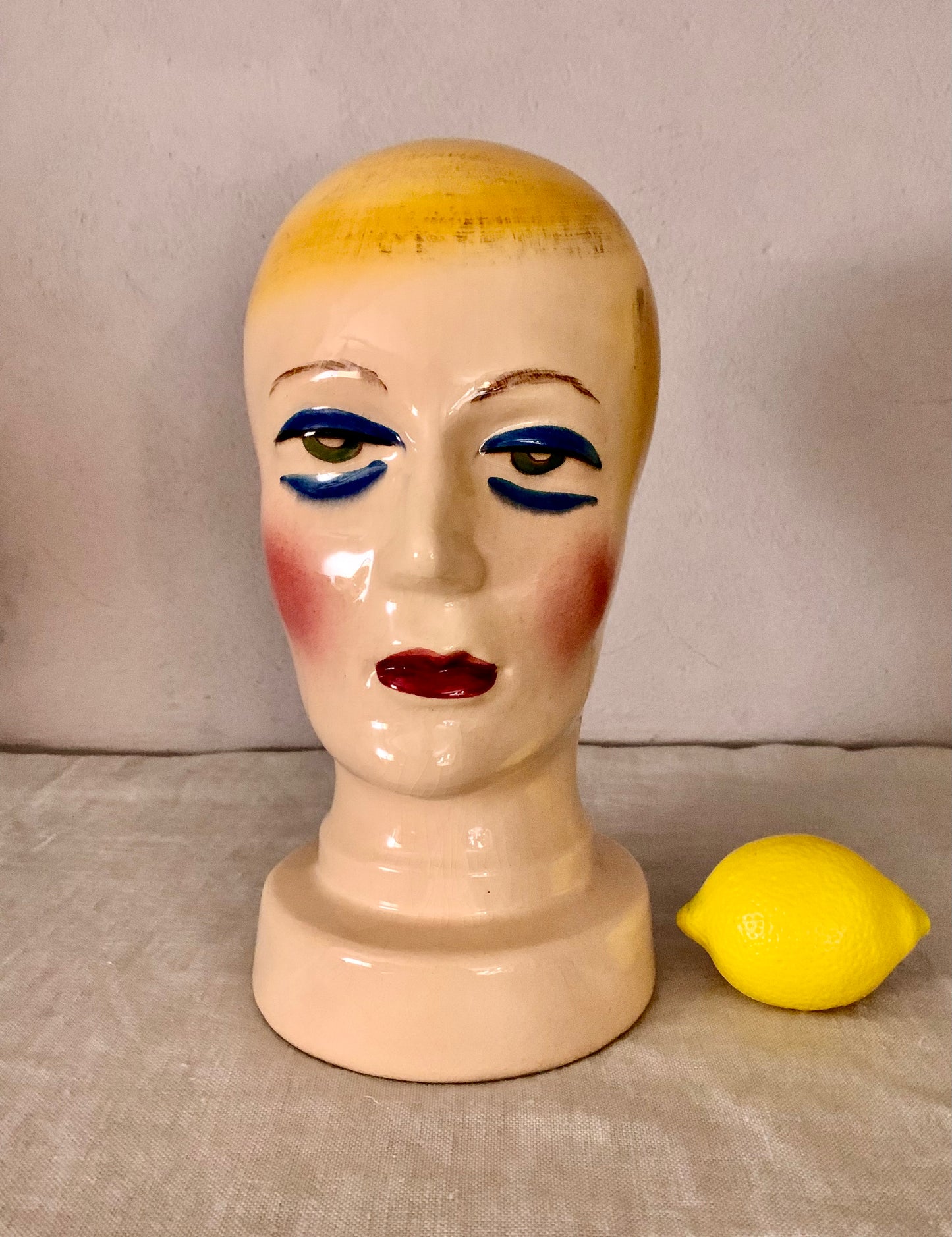 Mannequin Head for Hats - Art Deco Style