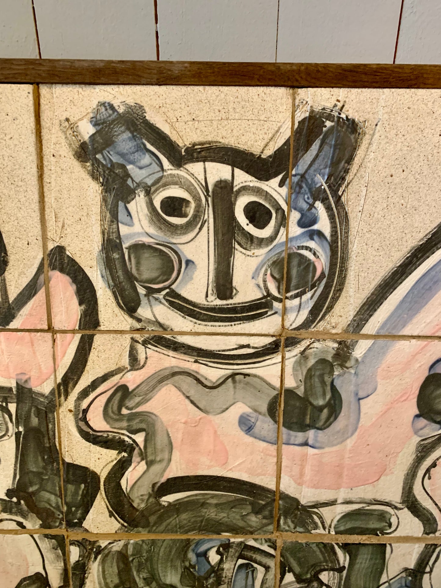 Vintage Danish Ceramic Relief by Sten Lykke Madsen for B&G, 1978