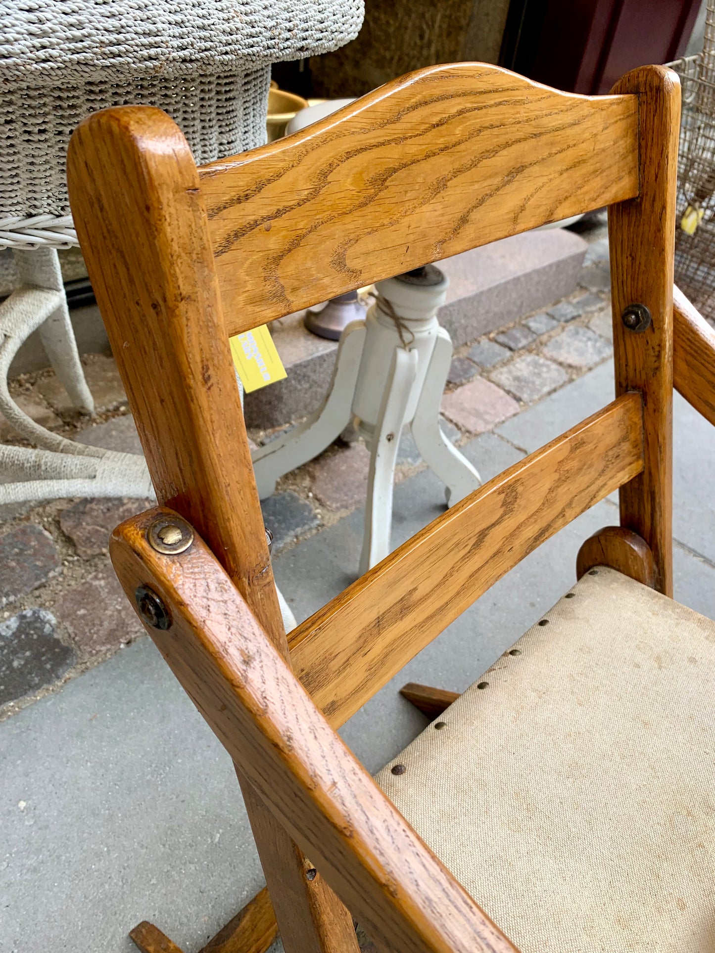 Oak Wood Folding Chair