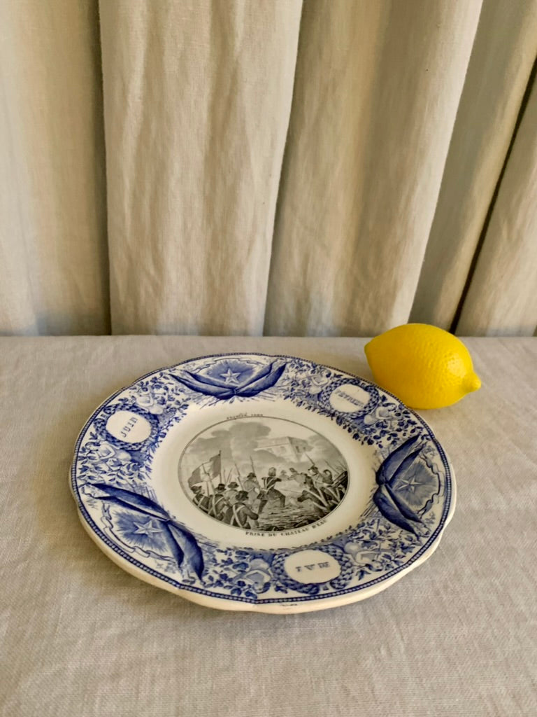 19th Century Earthenware Plate